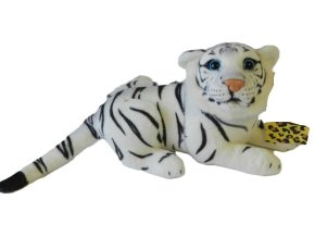 Plush tiger white 20 cm - plush toys