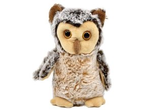 Plush owl 15 cm - plush toys
