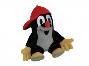 Plush Mole 30cm, with red cap - plush toys