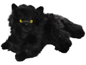 Plush cat black 30 cm - plush toys