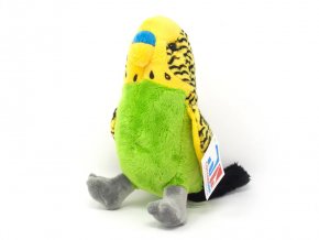 Plush parakeet 18 cm - plush toys