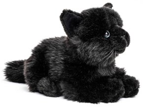 Plush cat black 28 cm - plush toys