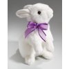 Plyšový králík s mašlí 25 cm - plyšové hračky
