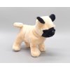 Plush pug 15 cm - plush toys