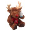 Plush reindeer with scarf 19 cm - plush toys