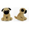 Plush pug 17 cm - plush toys