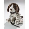 Plush hunting dog with collar 27 cm - plush toys