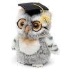 Plush wise owl 17 cm - plush toys