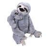 Plush sloth with baby 60 cm - plush toys