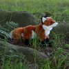 Plush fox 30 cm - plush toys