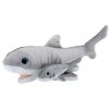 Plyšový žralok s mládětem 30 cm - plyšové hračky