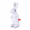 Rabbit Bobek 17 cm, plush pendant on a carabiner