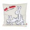 Pillow 30x30 cm, Bob and Bobek, wheelbarrow