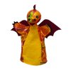 Puppet dragon rainbow burgundy 28 cm - puppets