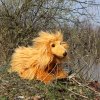 Plush dog Afghan Hound 32 cm - plush toys