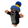 Plush mole blue beanie puppet 25 cm - plush toys