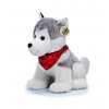 Plush Husky with scarf 30 cm - plush toys
