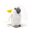 Plush cockatoo parrot 17cm - plush toys