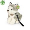 Plyšový pes husky sedící 28 cm - plyšové hračky