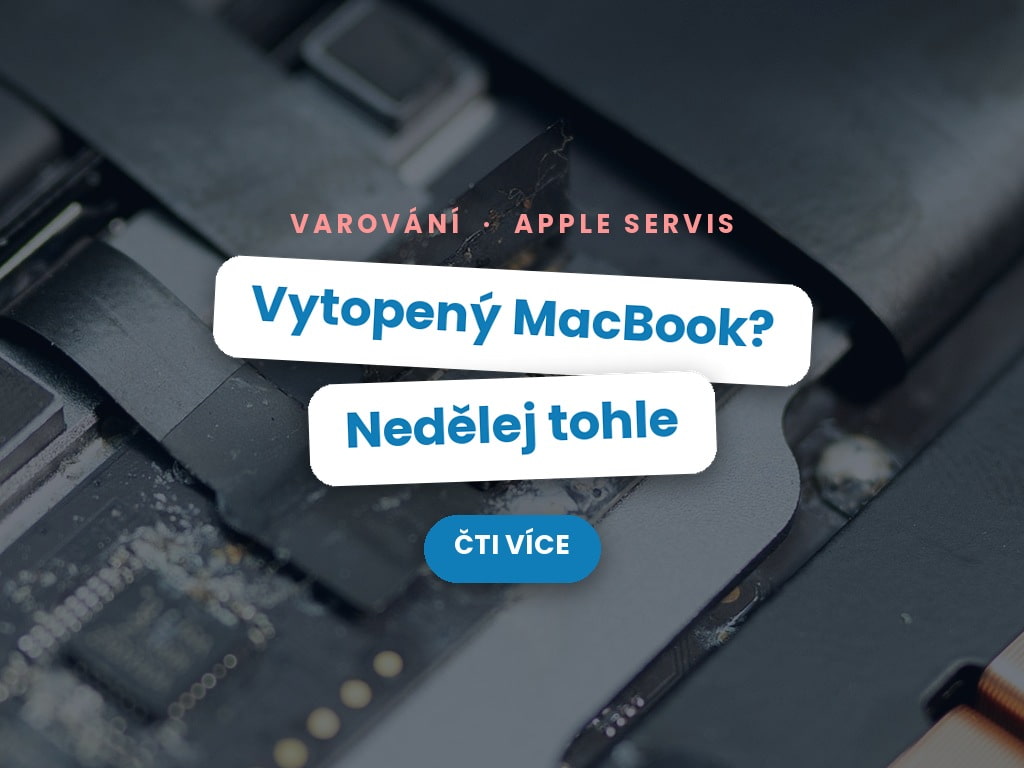 Vytopený MacBook? Nedělej tohle – varovné signály oxidace