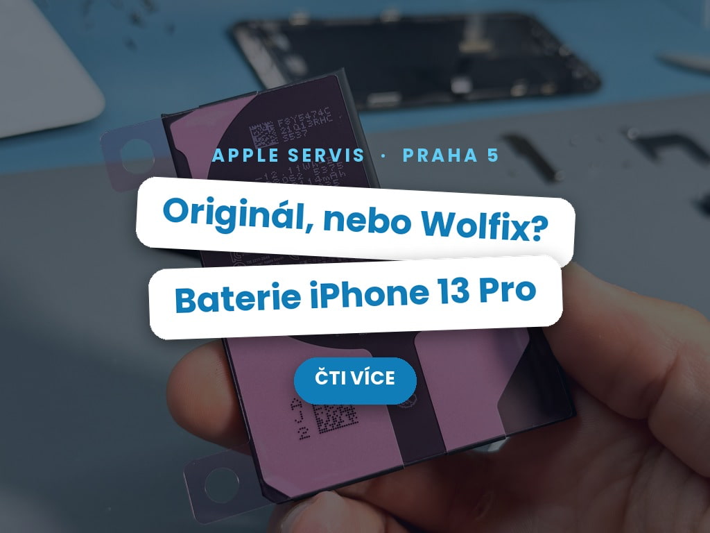 Originál, nebo Wolfix? Výměna baterie iPhone 13 Pro