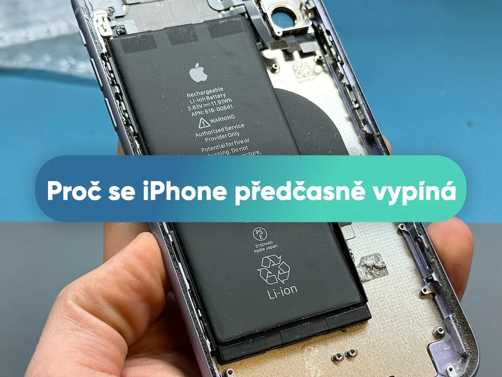 iPhone se vypíná při 20 % baterie – proč a co s tím