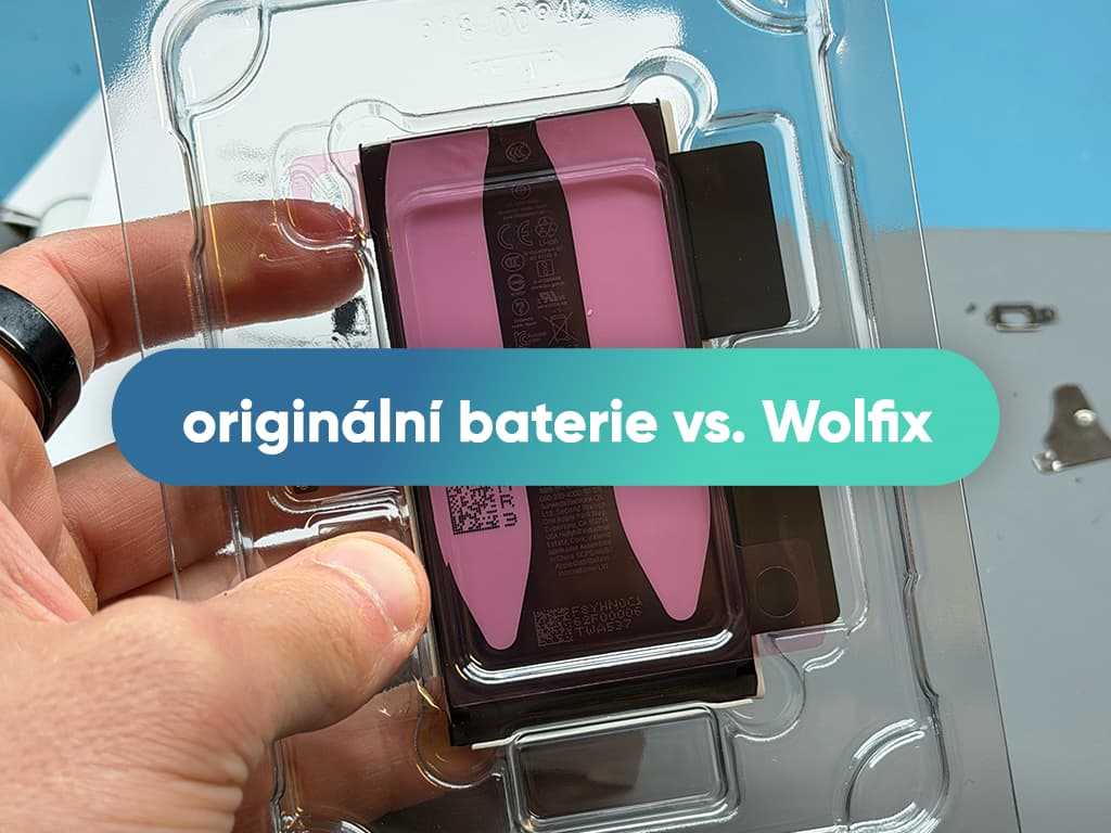 Výměna baterie iPhone: originální baterie Apple i kvalitní Wolfix