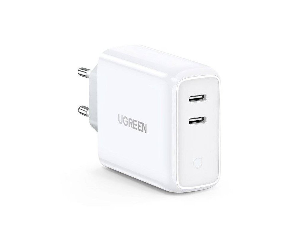 eng pl Ugreen fast wall charger 2x USB Type C 36 W Quick Charge 4 0 Power Delivery SCP FCP AFC white 70264 CD199 99289 1
