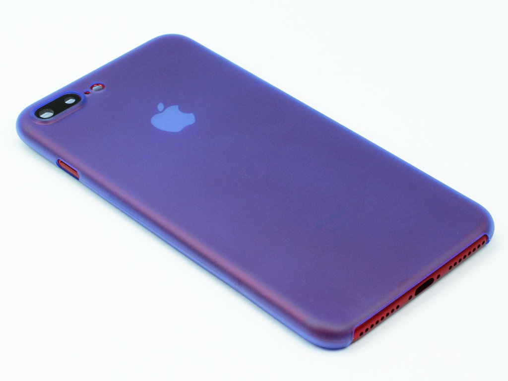 Tenký Plastový kryt pro iPhone 7 Plus, iPhone 8 Plus Modrý