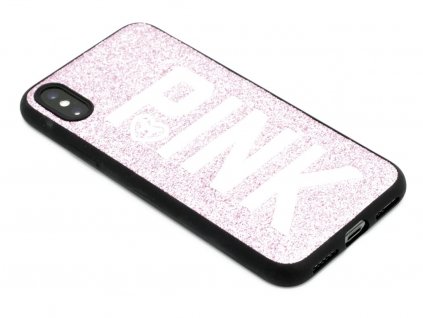 Gumový obal PINK na iPhone X,XS Růžový 1