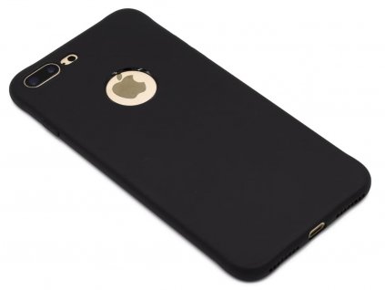 HOCO Fascination gumový obal s výřezem na logo pro iPhone 7,8 PLUS Černý 1