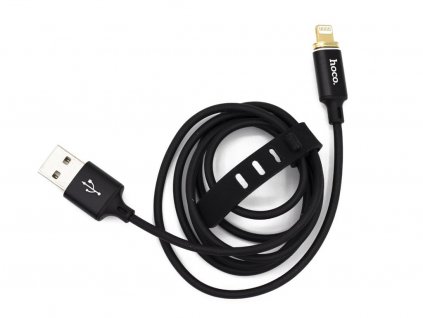 HOCO U28 Magnetic nabíjecí lightning kabel 1M Černý 2