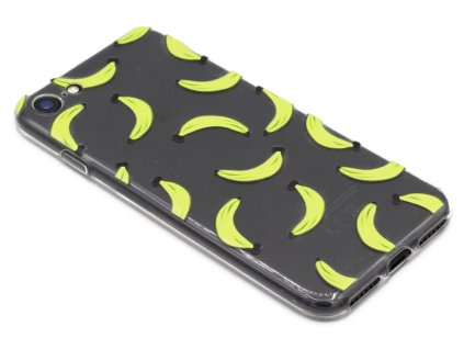 Gumový obal na iPhone 7,8,SE2020 s motivem Banány 1
