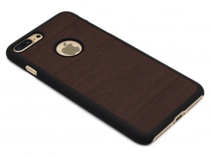 Gumový obal na iPhone 7,8 PLUS s motivem dřeva 1