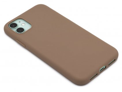 TPU gumové kryty na iPhone 11 Hnědý 1