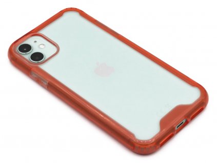 Vysoce odolný obal s vyztuženými hranami na iPhone 11 Červený 1