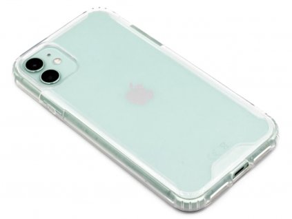 Vysoce odolný obal s vyztuženými hranami na iPhone 11 Průhledný 1