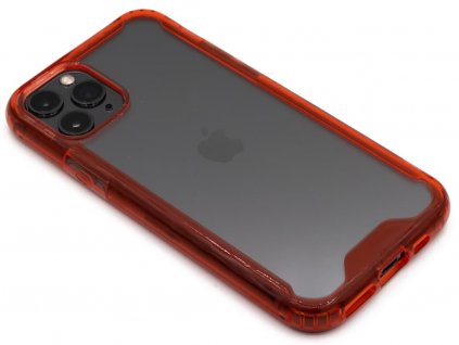 Vysoce odolný obal na iPhone 11 Pro s vyztuženými hranami Červený 1