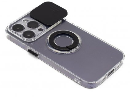 Obal s krytkou fotoaparátu iPhone 14 Pro Černý 1