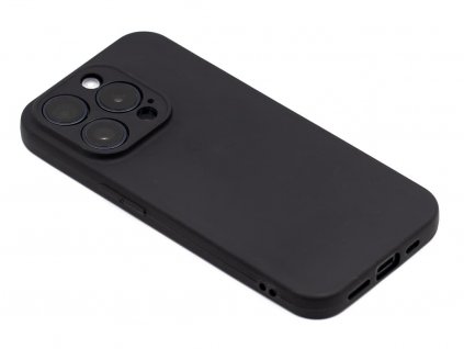 TPU Gumový obal pro iPhone 15 Pro Černý 1