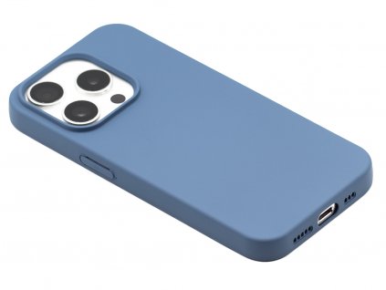Silikonový kryt na iPhone 15 Pro Modrý 1