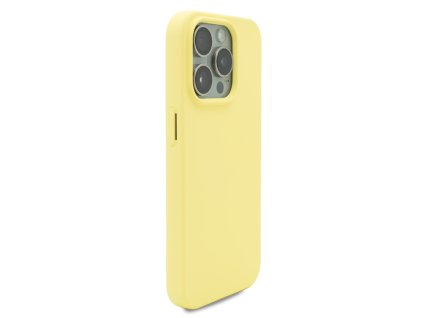 Silikonový kryt na iPhone 15 Pro Žlutý