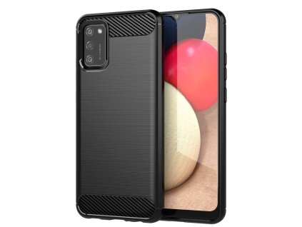 eng pl Carbon Case Flexible Cover TPU Case for Samsung Galaxy A02s EU black 67176 8
