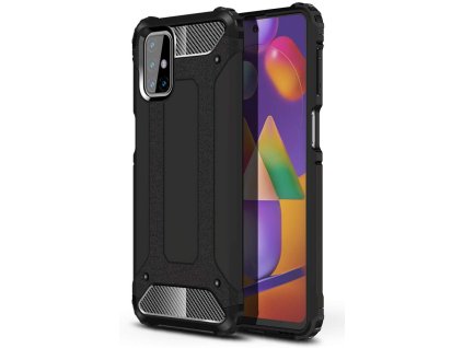 eng pl Hybrid Armor Case Tough Rugged Cover for Samsung Galaxy M31s black 63851 1