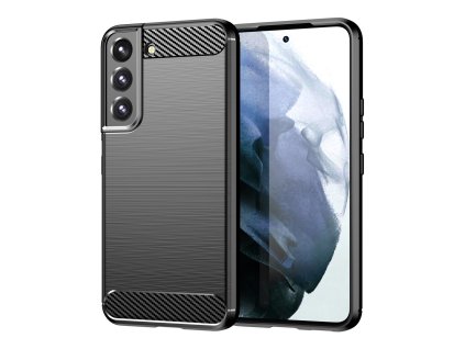 eng pl Carbon Case Flexible TPU cover for Samsung Galaxy S22 black 81679 2
