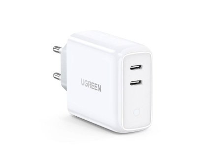 eng pl Ugreen fast wall charger 2x USB Type C 36 W Quick Charge 4 0 Power Delivery SCP FCP AFC white 70264 CD199 99289 1