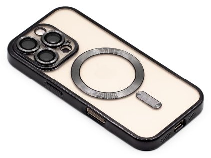 Crystal MagSafe obal pro iPhone 16 Pro Max Černý 1