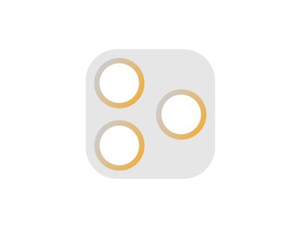 3D tvrzené sklo na čočky fotoaparátu pro iPhone 16 Pro Max