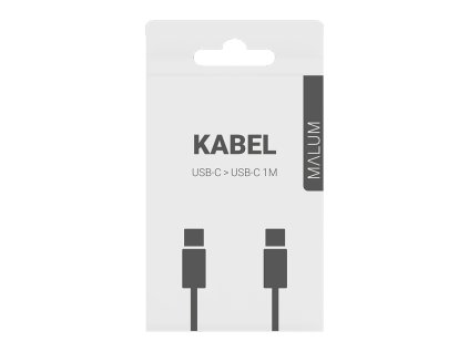 Nabíjecí kabel USB C na USB C MALUM