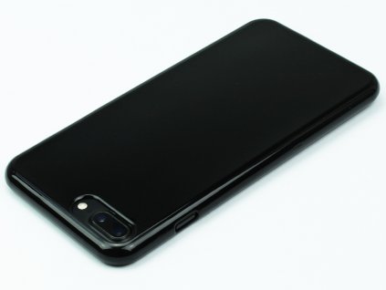 Pevný Gumový kryt pro iPhone 7, iPhone 8 Plus Černý